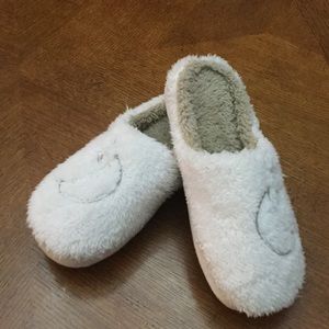 Faceplant fuzzy slippers